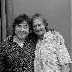 con David b&w